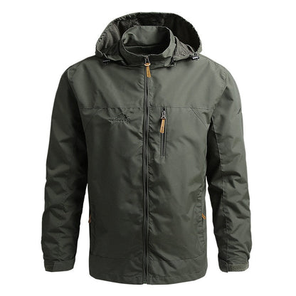 Veste Légère Outdoor Avec Capuche Pour Homme | Idéal Pour La Mi-Saison Et Les Activités Extérieures