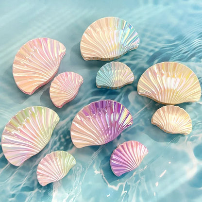 Pince À Cheveux Avec Motif Coquillage Dégradé Pour Femmes | Idéale Pour Les Coiffures D’Été