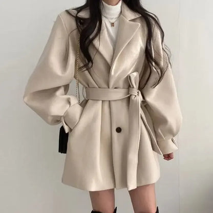 Trench-Coat Avec Ceinture Et Coupe Oversize Pour Femme | Idéal Pour Mi-Saison