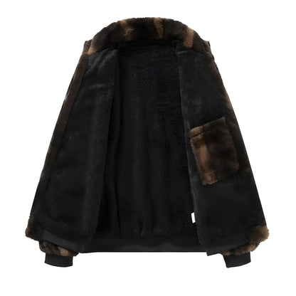 Blouson Bombardier avec Fermeture Zippée pour Homme | Idéal pour La Saison Froide