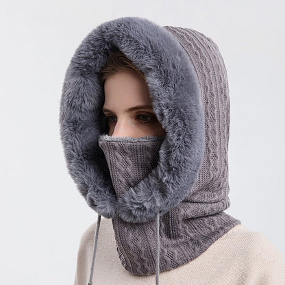 Écharpe Hiver 3-en-1 avec Cagoule Et Masque Intégré pour Adultes | Idéale pour Les Activités Extérieures