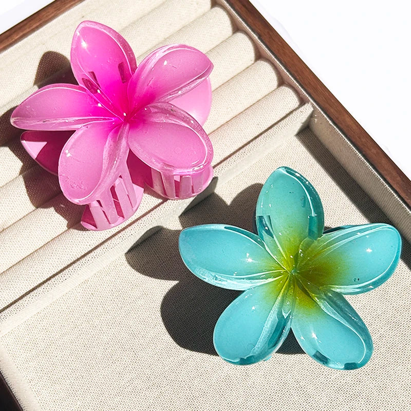 Pince À Cheveux Avec Motif Floral Dégradé Pour Femmes | Idéale Pour Les Coiffures D’Été
