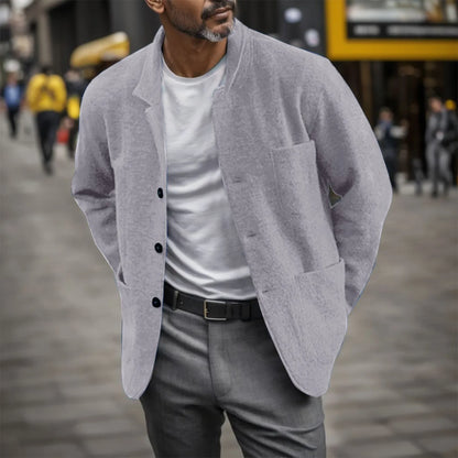 Veste À Fermeture Boutonnée Avec Coupe Fluide Pour Hommes | Idéale Pour Mi-Saison