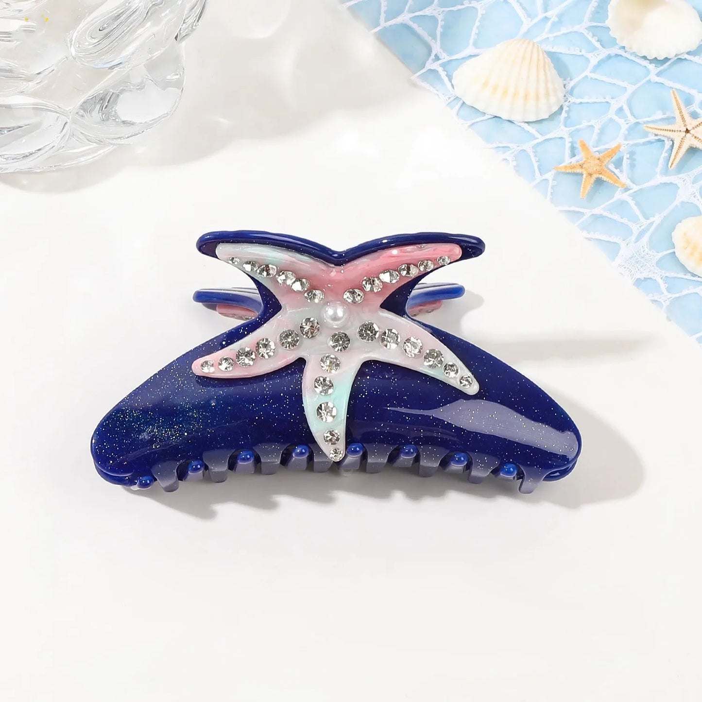 Pince À Cheveux Avec Motifs Inspirés De La Mer Pour Femmes | Idéale Pour Les Coiffures D’Été