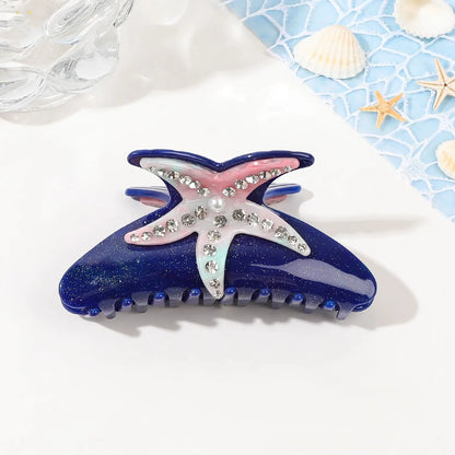 Pince À Cheveux Avec Motifs Inspirés De La Mer Pour Femmes | Idéale Pour Les Coiffures D’Été