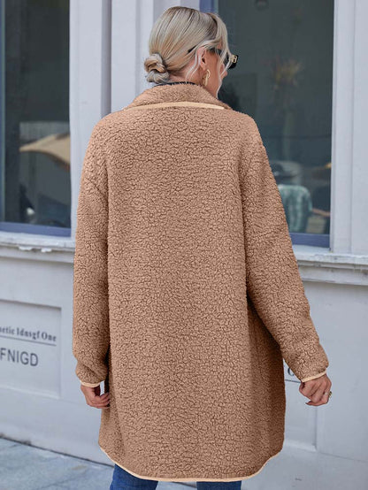 Manteau Long d’Hiver au Design Pratique pour Femme | Idéal pour la Saison Froide