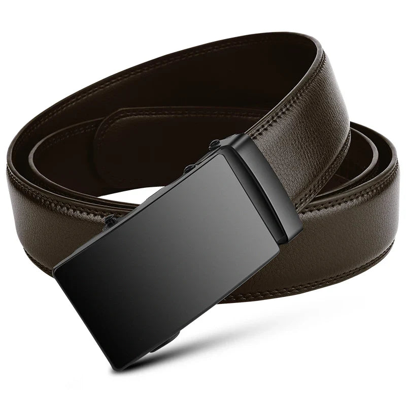 Ceinture Avec Boucle Automatique Pour Homme | Idéal Pour Tenues Quotidiennes Et Professionnelles
