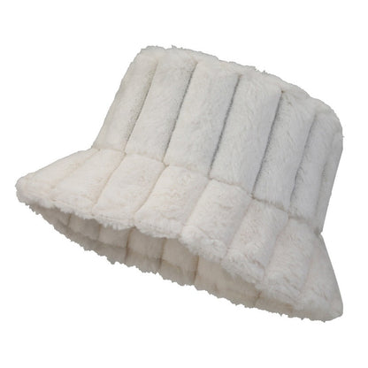 Bucket hat pelucheux pour femmes