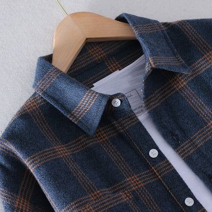 Chemise À Carreaux À Manches Longues Pour Homme | Idéale Pour Saison Automnale