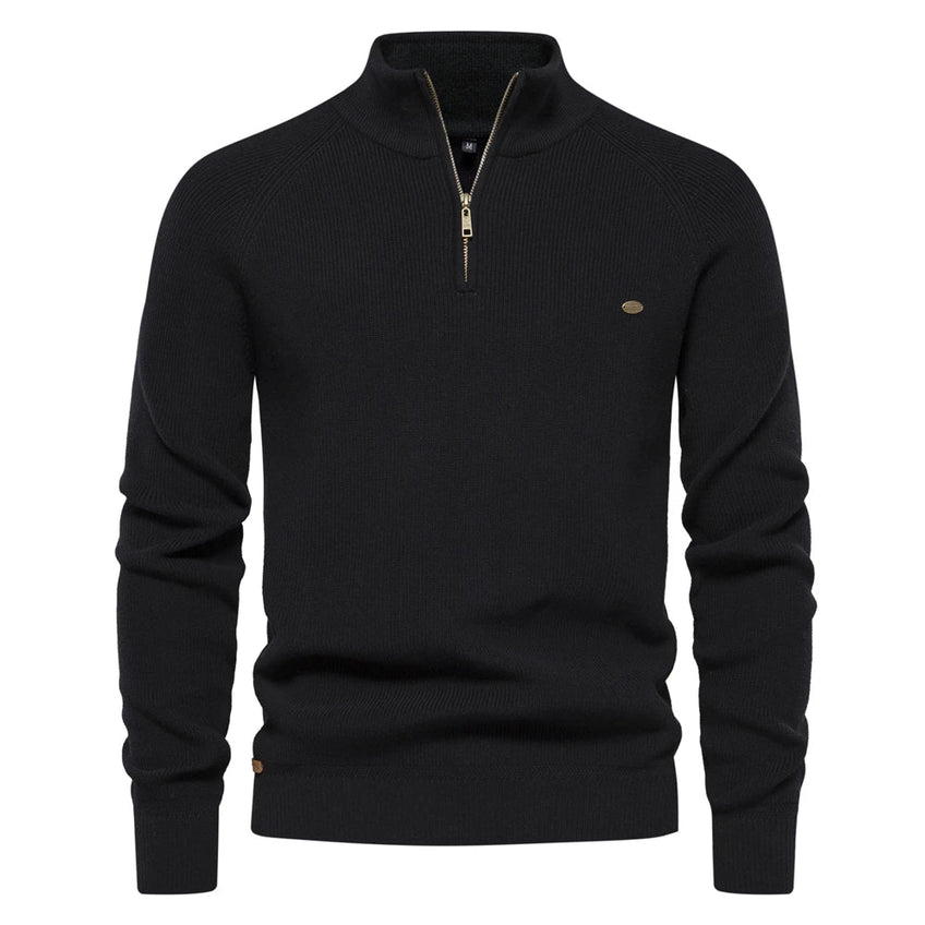 Pull Zippé À Col pour Hommes | Idéal pour Un Usage Quotidien Et Les Occasions Décontractées