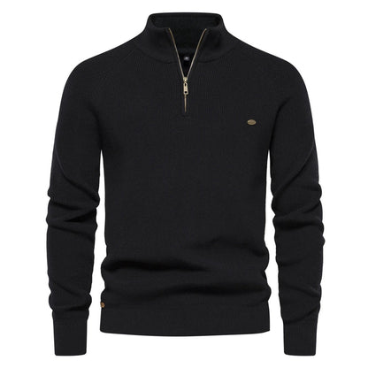 Pull Zippé À Col pour Hommes | Idéal pour Un Usage Quotidien Et Les Occasions Décontractées