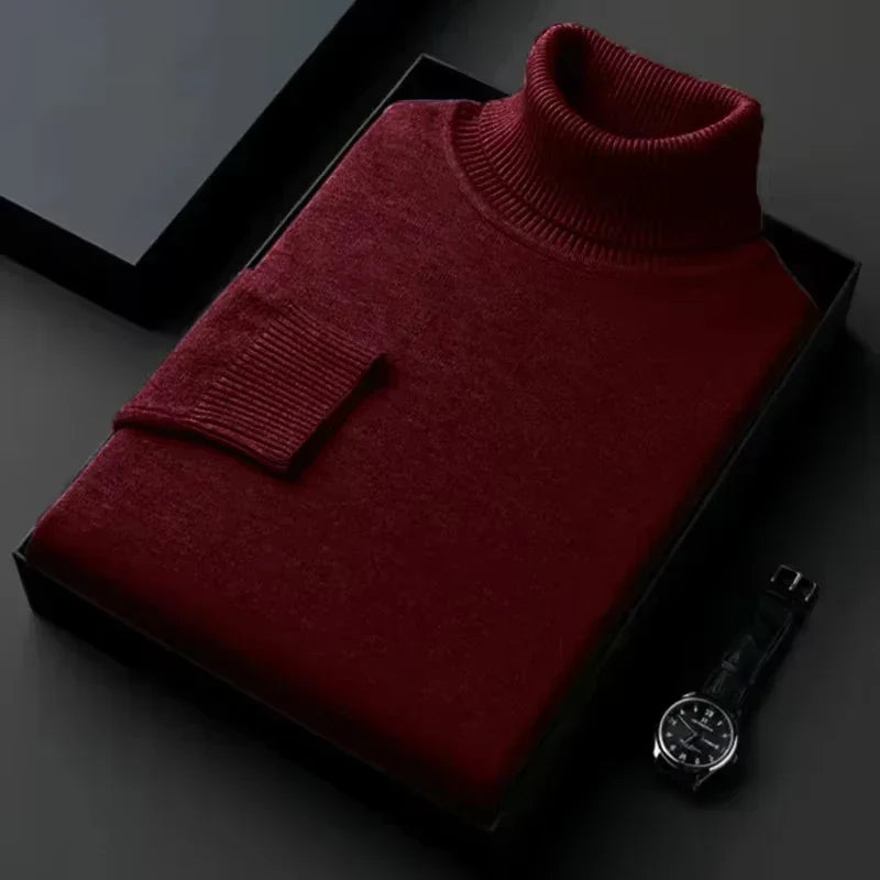 Pull à col roulé pour hommes