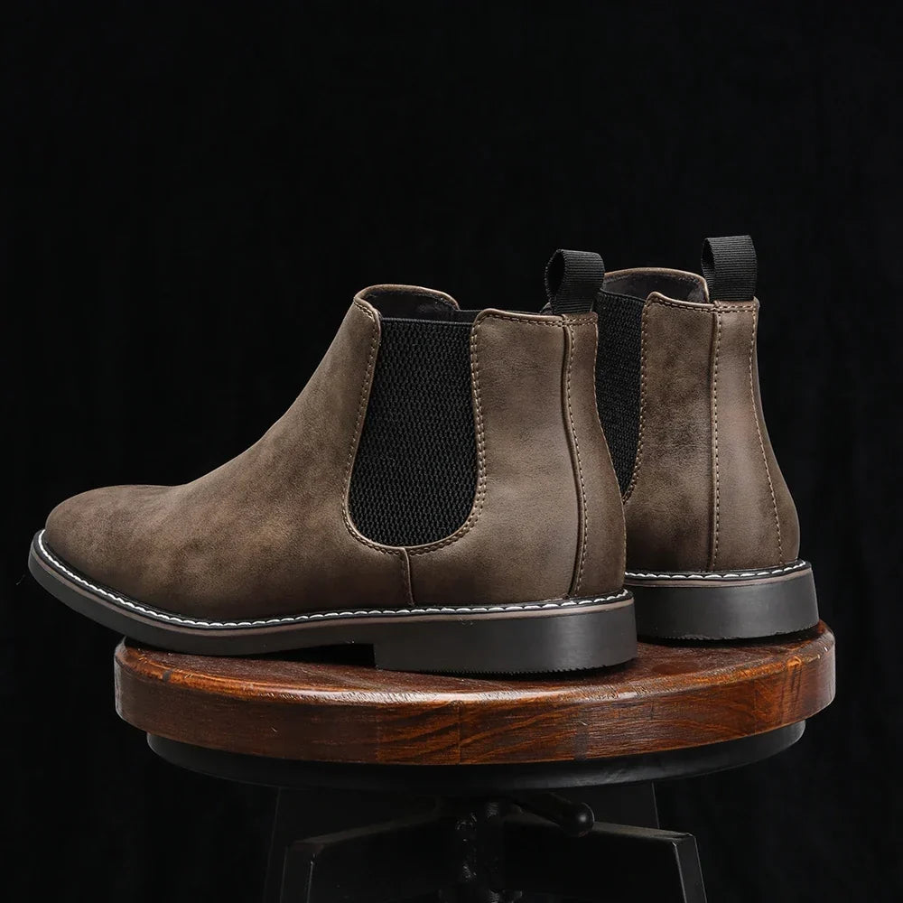 Chelsea boots avec panneaux élastiques pour homme | Idéales pour l'automne