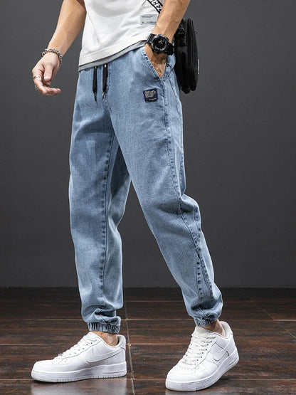 Jean Jogging à Coupe Ample pour Homme | Idéal Pour le Printemps et l’Été