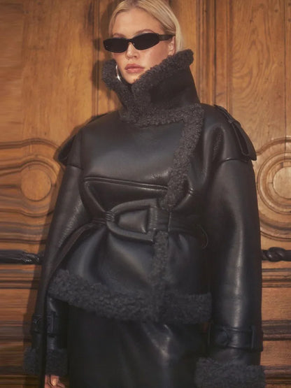 Veste Zippée à Col Revers avec Doublure Intérieure pour Femme | Idéale pour l’Automne et l’Hiver