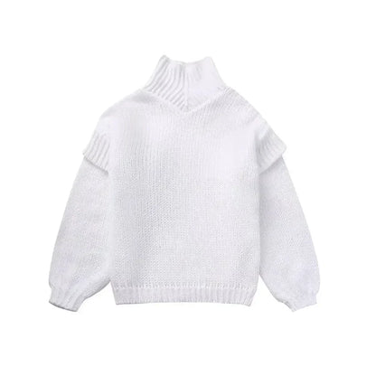 Pull À Col Roulé Oversize pour Femme | Idéal pour l’Automne Et l’Hiver