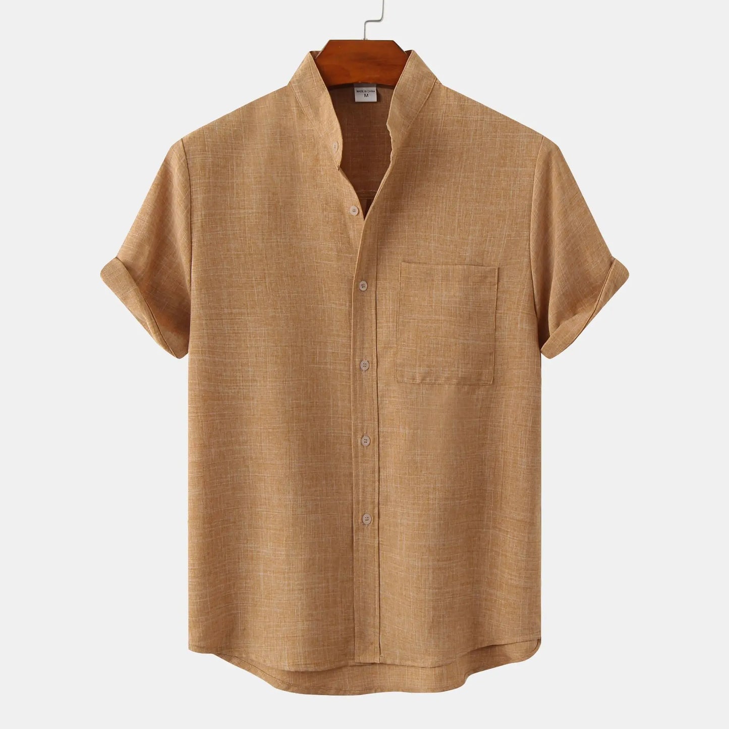Chemise De Loisirs À Coupe Droite Pour Hommes | Idéale Pour Les Activités Quotidiennes Et La Saison Chaude