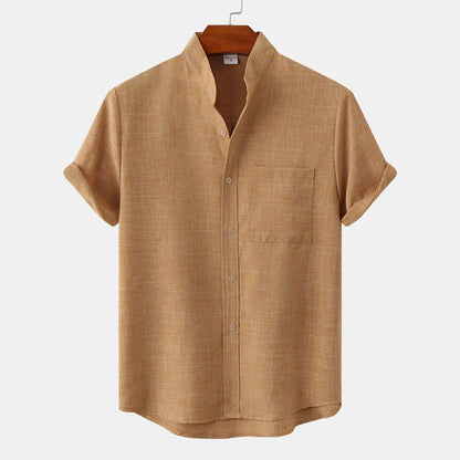 Chemise De Loisirs À Coupe Droite Pour Hommes | Idéale Pour Les Activités Quotidiennes Et La Saison Chaude