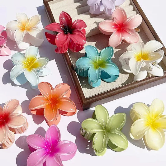 Pince À Cheveux Avec Motif Floral Dégradé Pour Femmes | Idéale Pour Les Coiffures D’Été