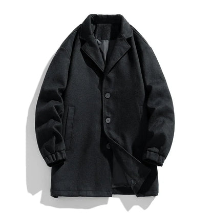 Trench avec Fermeture À Boutons pour Homme | Idéal pour Les Saisons De Transition