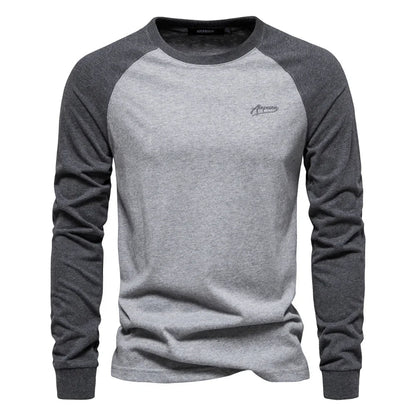 Chemise À Manches Longues Avec Manches Raglan Pour Homme | Idéal Pour Usage Quotidien