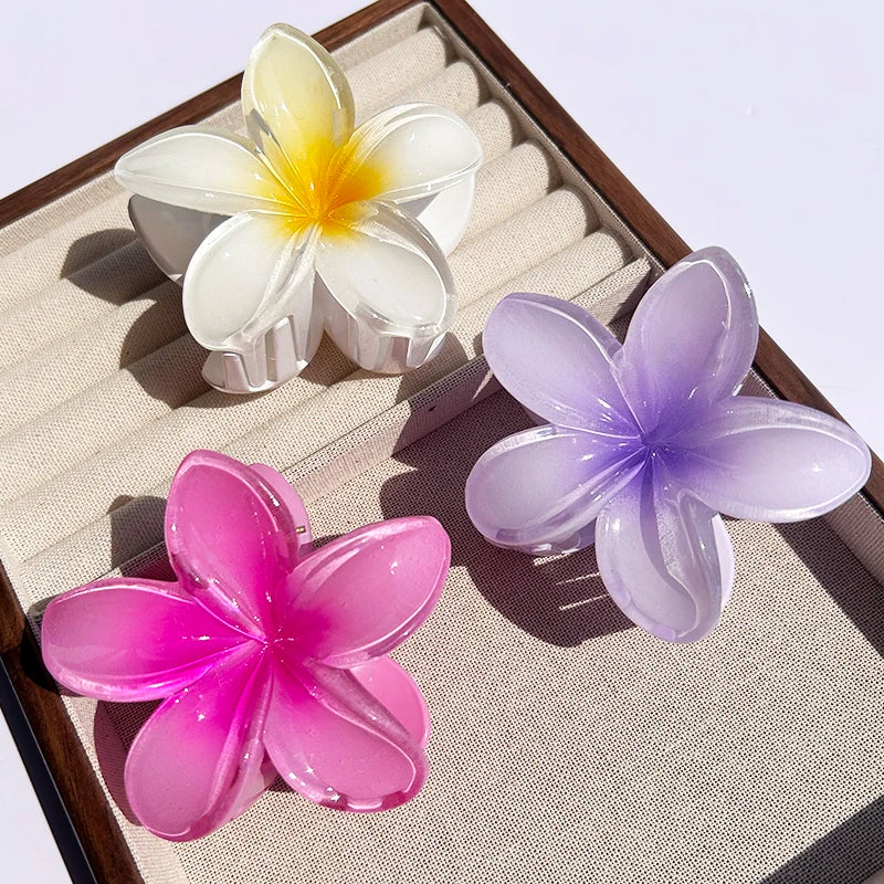 Pince À Cheveux Avec Motif Floral Dégradé Pour Femmes | Idéale Pour Les Coiffures D’Été