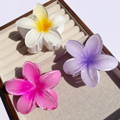 Pince À Cheveux Avec Motif Floral Dégradé Pour Femmes | Idéale Pour Les Coiffures D’Été