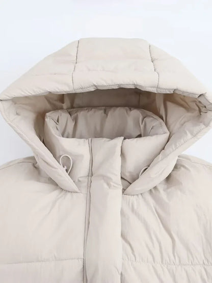 Doudoune Matelassée avec Capuche pour Femme | Idéale pour l’Hiver