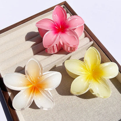 Pince À Cheveux Avec Motif Floral Dégradé Pour Femmes | Idéale Pour Les Coiffures D’Été