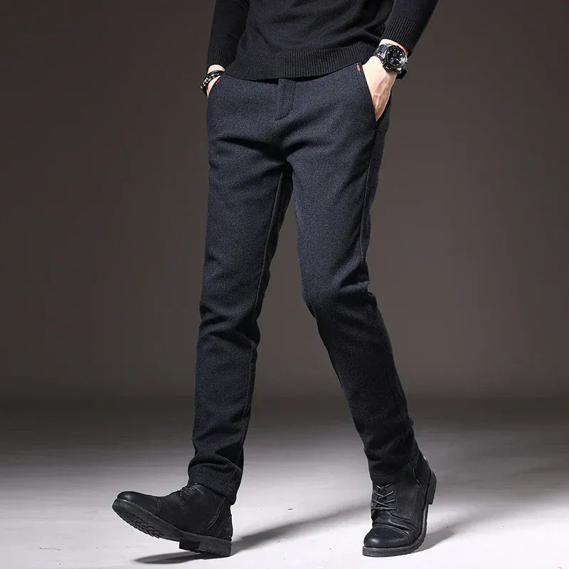 Pantalon Slim à Coupe Ajustée avec Poches pour Homme | Idéal pour un Usage Quotidien