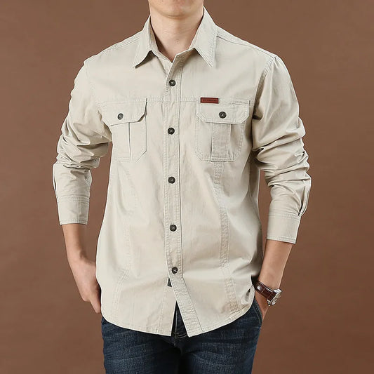 Chemise À Manches Longues avec Coupe Ajustée pour Homme | Idéale pour Un Usage Quotidien