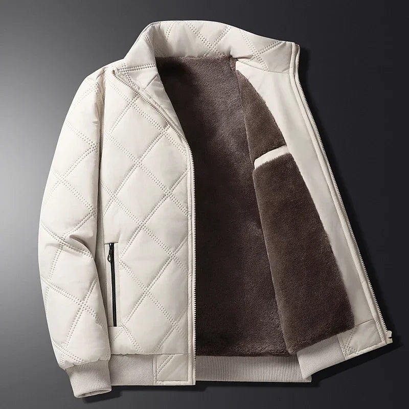 Manteau D’Hiver avec Col Classique Et Fermeture Boutonnée pour Homme | Idéal pour La Saison Froide