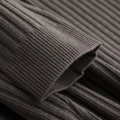Pull En Maille À Rayures Avec Demi-Zip Et Coupe Ajustée Pour Homme | Idéal Pour Le Quotidien