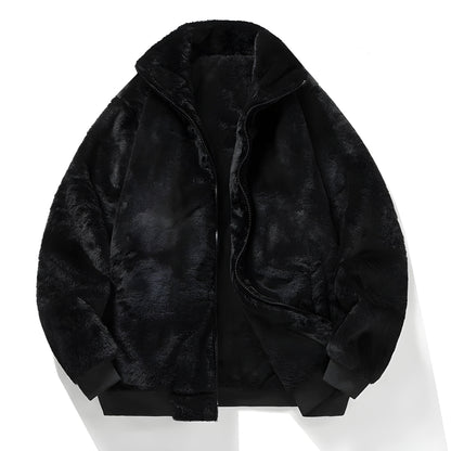 Blouson Bombardier avec Fermeture Zippée pour Homme | Idéal pour La Saison Froide