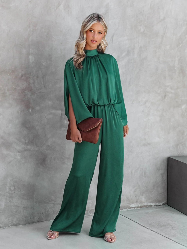 Combinaison Sans Manches Coupe Ample Avec Jambe Large pour Femmes | Ideal pour Occasions Formelles