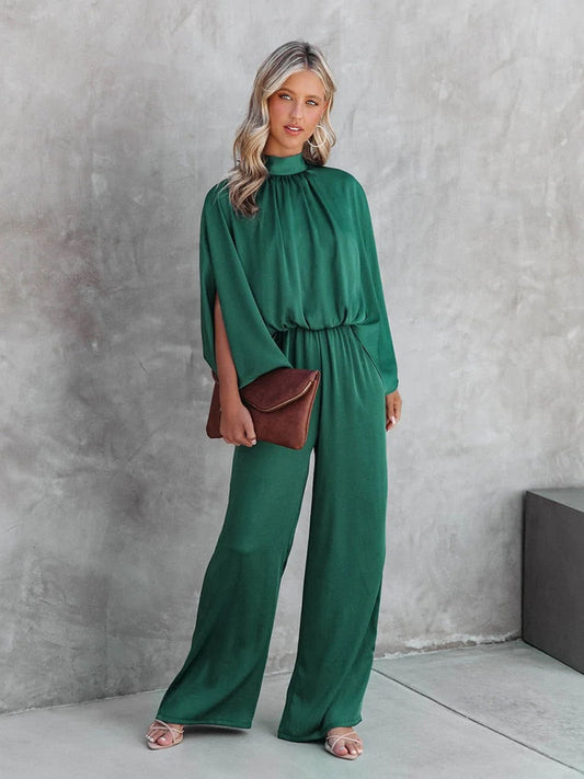 Combinaison Sans Manches Coupe Ample Avec Jambe Large pour Femmes | Ideal pour Occasions Formelles