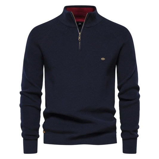 Pull Zippé À Col pour Hommes | Idéal pour Un Usage Quotidien Et Les Occasions Décontractées