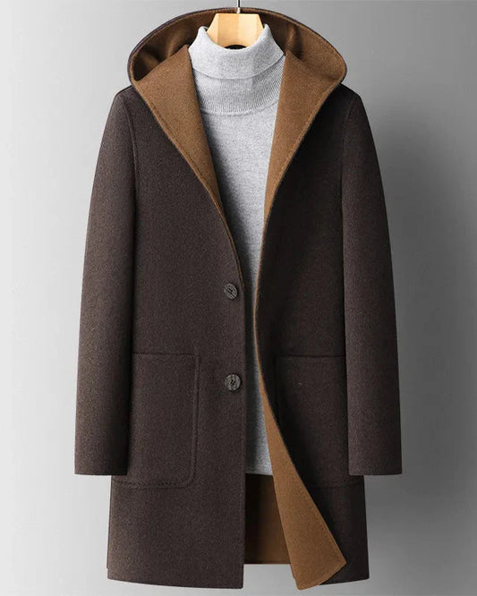 Manteau À Capuche avec Fermeture Boutonnée pour Femme | Idéal pour L’Hiver