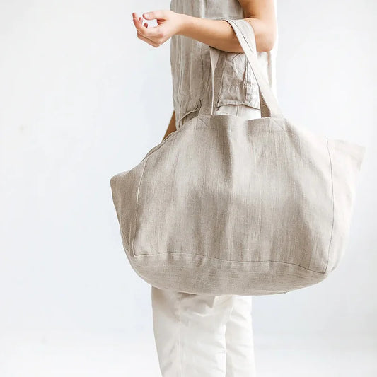 Sac Cabas avec Grande Capacité Et Poignées Larges pour Femme | Idéal pour Les Courses, Les Voyages Et L’Usage Quotidien