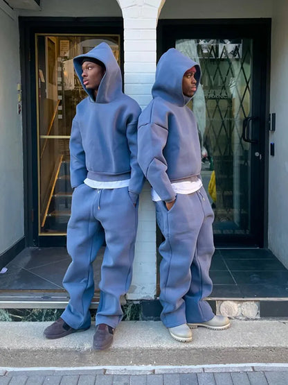 Ensemble Décontracté avec Sweat À Capuche Et Pantalon pour Hommes | Idéal pour L’Automne