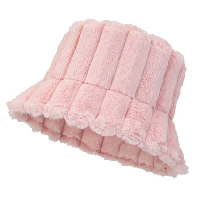 Bucket hat pelucheux pour femmes