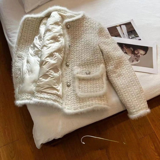 Manteau d’Hiver Long avec Coupe Ajustée et Fermeture à Boutons pour Femme | Idéal pour Temps Froid