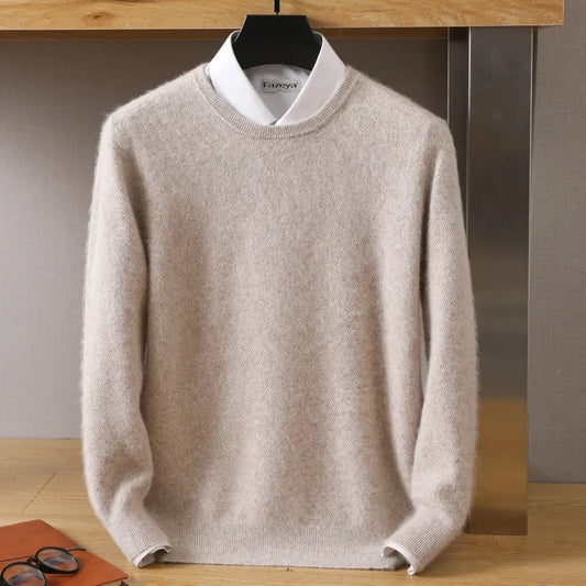 Pull Tricoté À Col Rond Pour Homme | Idéal Pour Les Journées Décontractées En Saison Fraîche