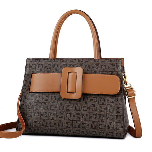 Sac à Main avec Monogramme et Bandoulière Amovible pour Femmes | Idéal pour le Quotidien