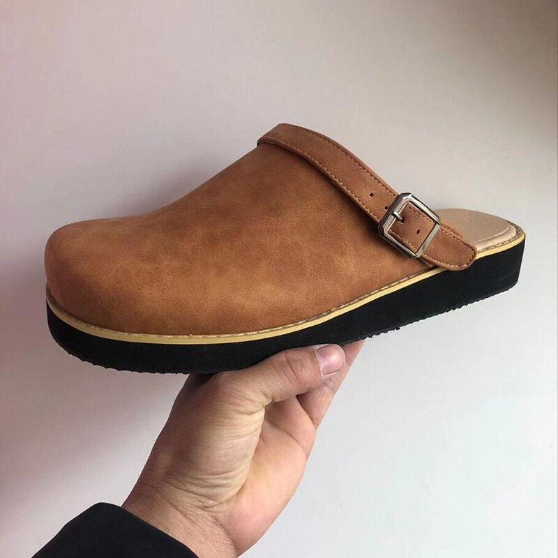 Sabots à bout fermé avec bride à boucle pour hommes | Idéals pour le quotidien