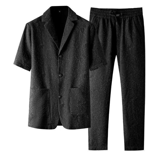 Ensemble Formel Avec Veste Simple Boutonnage Et Pantalon Pour Hommes | Idéal Pour Événement Formel