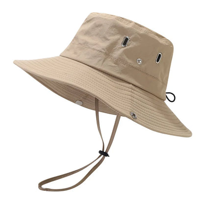 Chapeau De Soleil À Large Bord Avec Maille Respirante Pour Femme | Idéal Pour Les Activités En Extérieur