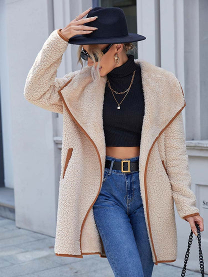 Manteau Long d’Hiver au Design Pratique pour Femme | Idéal pour la Saison Froide