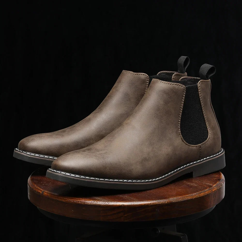 Chelsea boots avec panneaux élastiques pour homme | Idéales pour l'automne