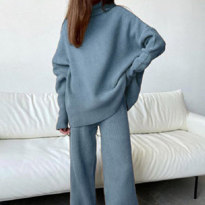Ensemble Deux Pièces Oversize en Maille Pour Femmes | Idéal Pour Usage Quotidien